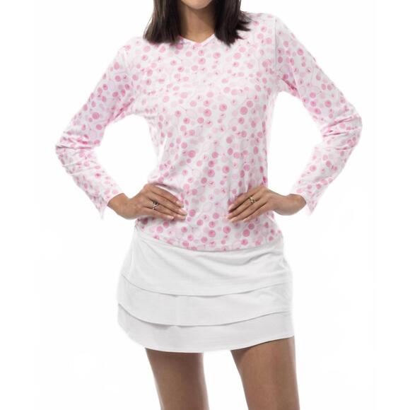 SANSOLEIL Tops - NEW SANSOLEIL long sleeve crew top in pink